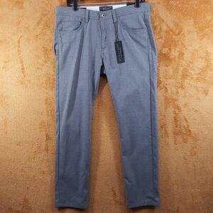 BLOOMINGDALES Pants Mens 32x32 Gray Tailored Fit Modern Trouser